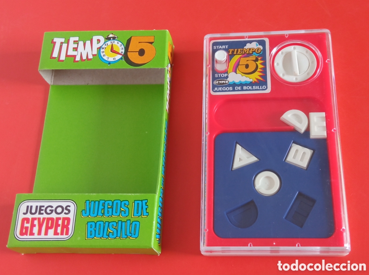 Juegos antiguos: TIEMPO 5 JUEGO DE BOLSILLO A CUERDA RESORTE.GEYPER 70'S NUEVO.