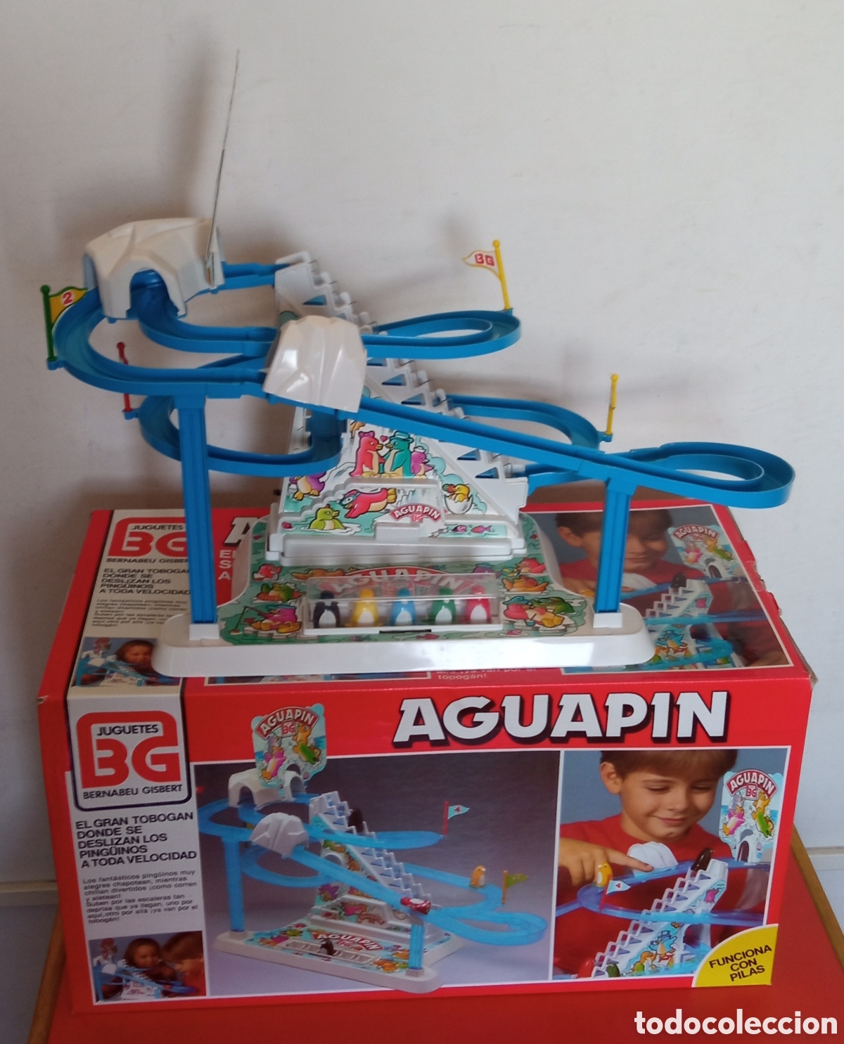 Juegos antiguos: AGUAPIN A PILAS.BG-BERNABEU GISBERT 80'S.NUEVO EN CAJA.