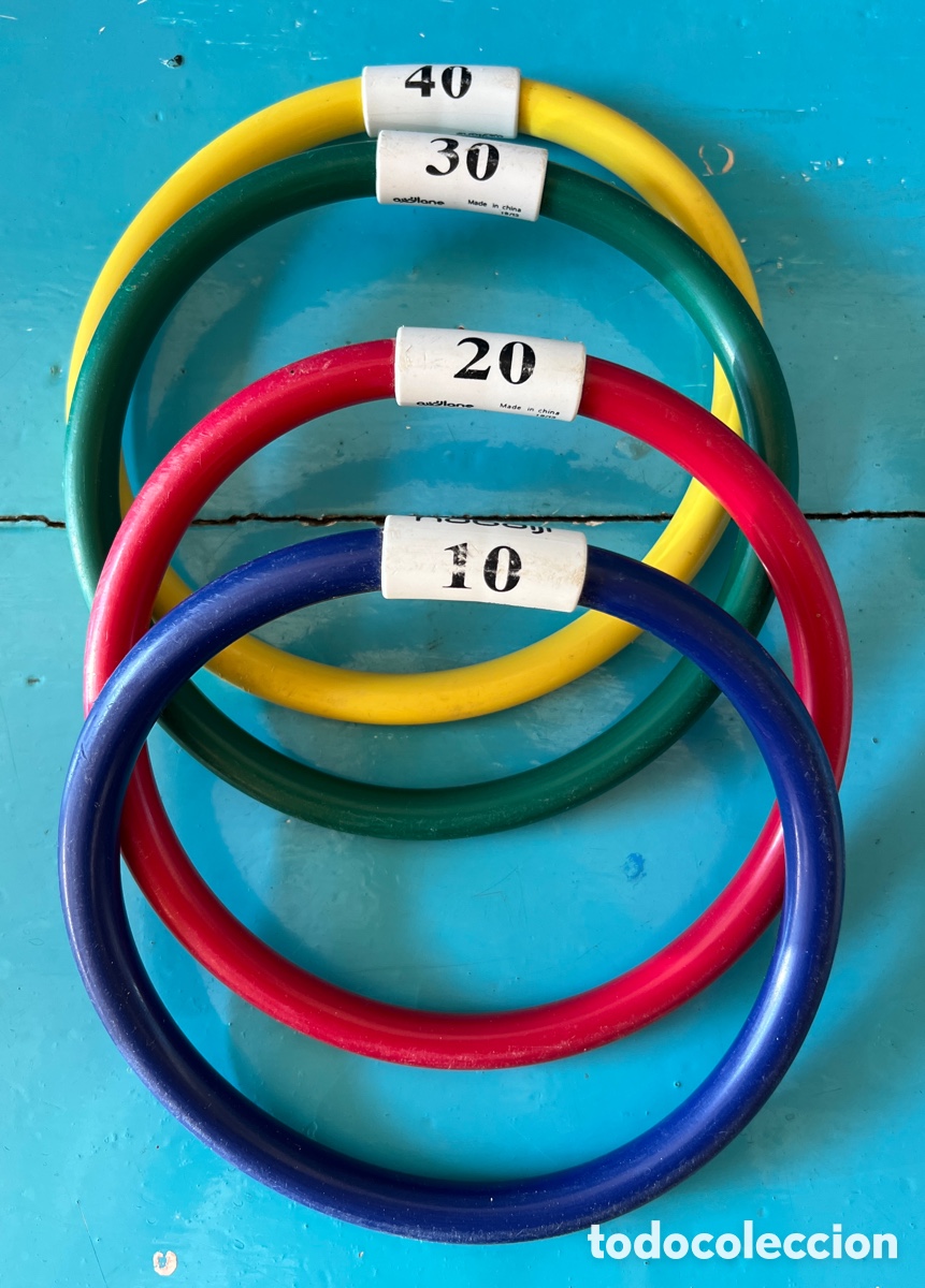 Juegos antiguos: Aros de Buceo lastrados para piscina