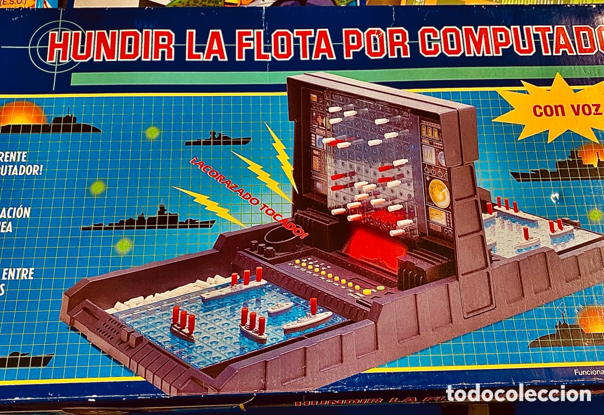 Juegos antiguos: Hundir la flota por computador batalla naval