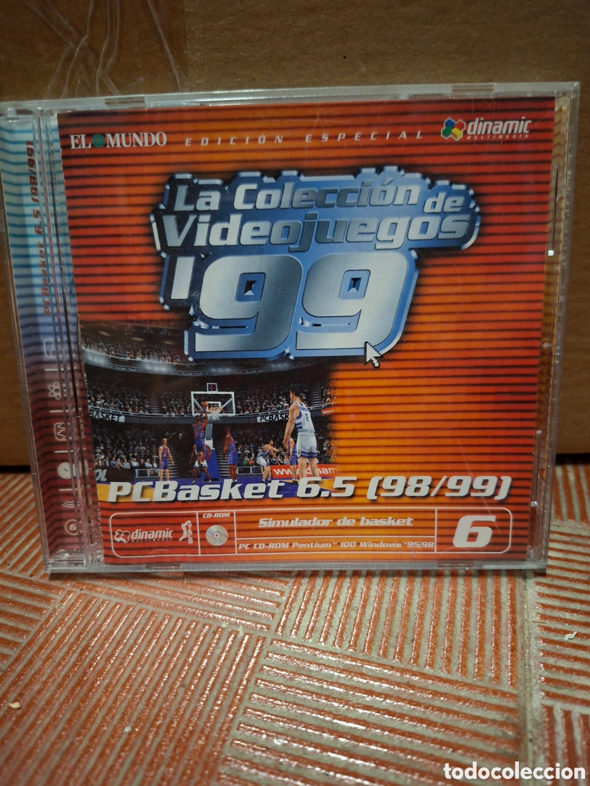 Juegos antiguos: ​Videojuego PC CD-ROM PCBasket 6.5 (98/99) - Dinamic Multimedia / El Mundo (1999)
