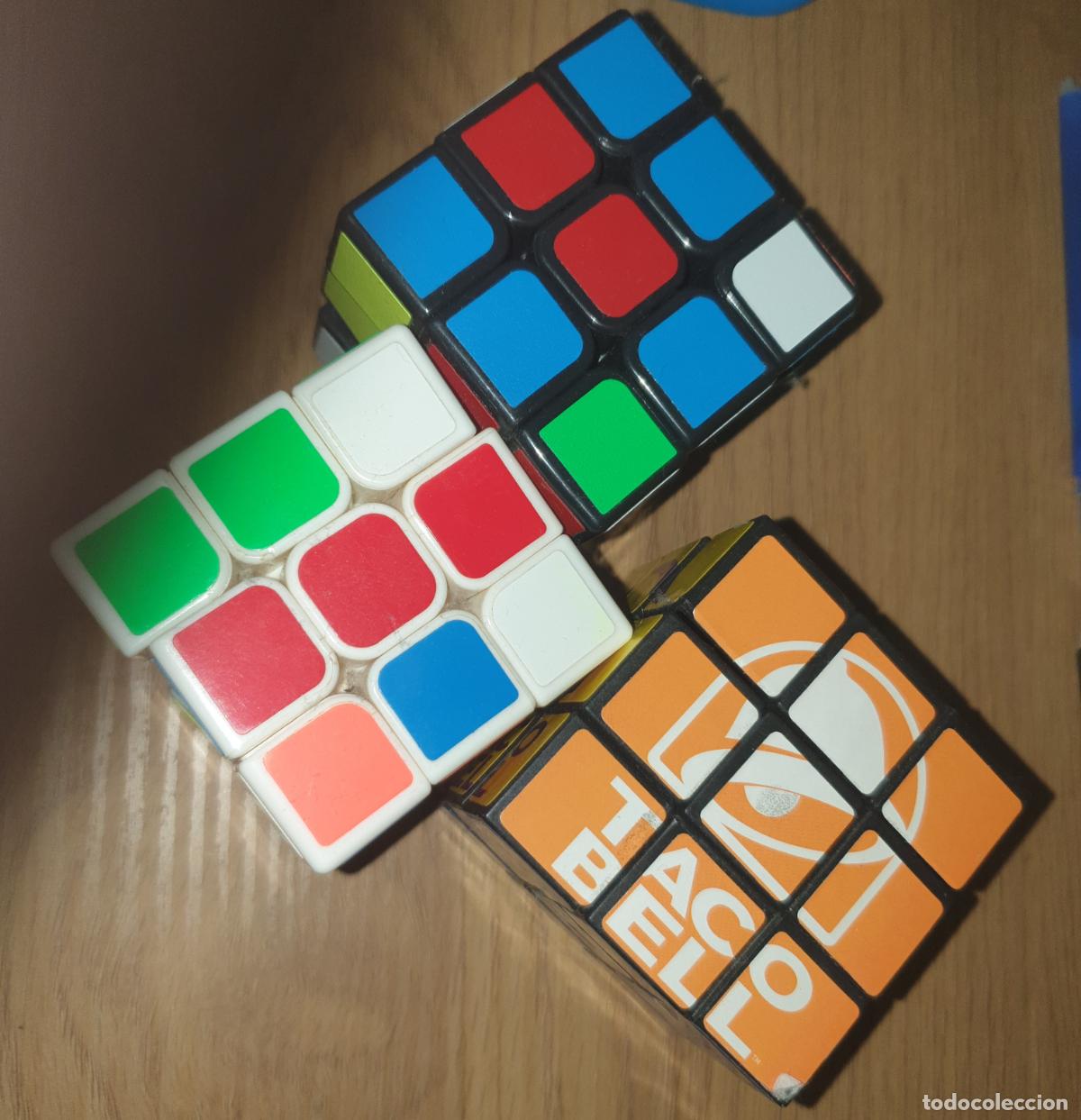 Juegos antiguos: LOTE 3 CUBOS RUBIK DISTINTO MODELO - Foto 2