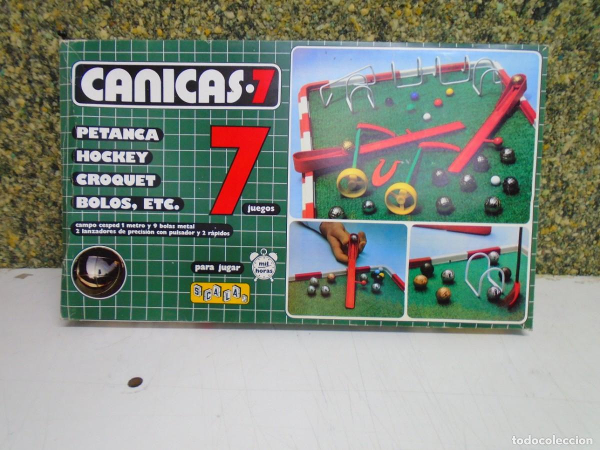 Juegos antiguos: CANICAS-7 DE ESCALA,S.A.JUEGO DE MESA A&Ntilde;OS 70/80,VER FOTOS.
