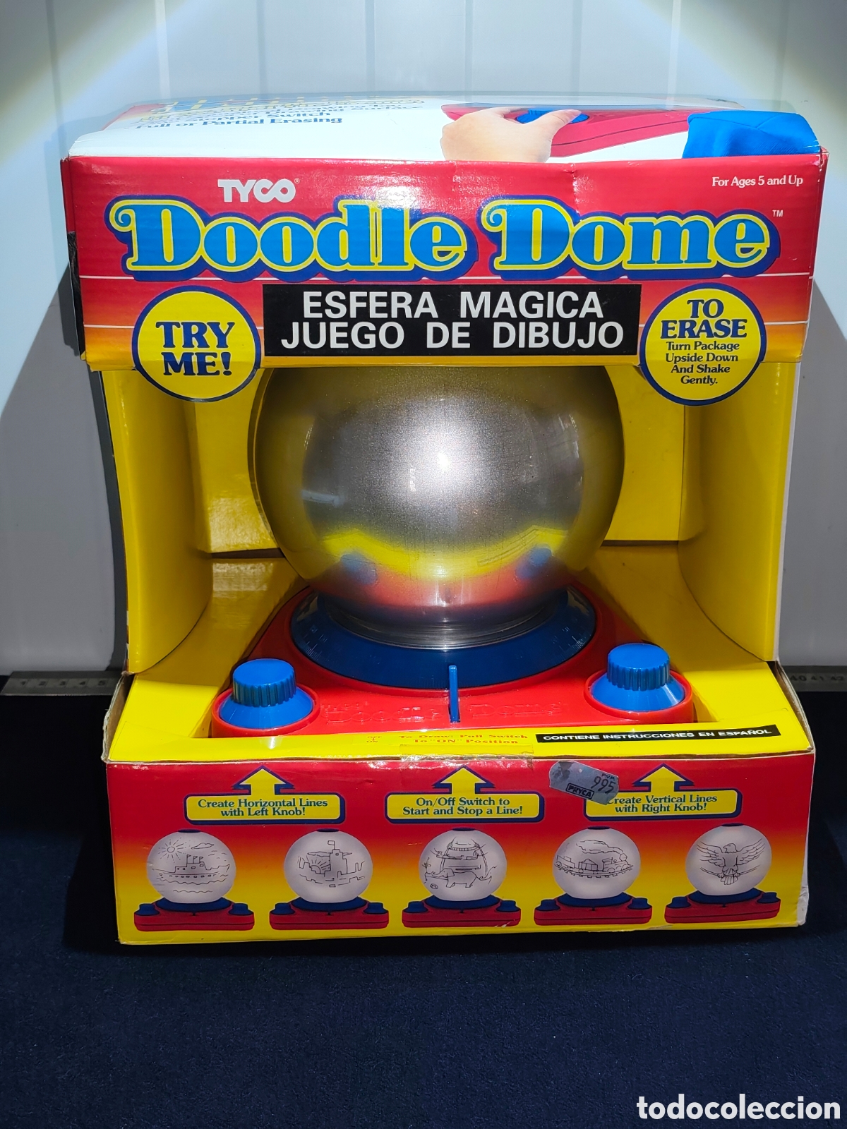 Juegos antiguos: Juego Vintage Doodle Dome Tyco Esfera M&aacute;gica &ndash; Nuevo a Estrenar (A&ntilde;os 90)