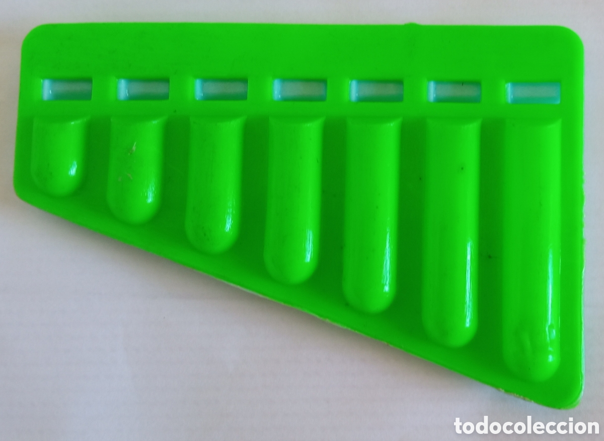 Juegos antiguos: FLAUTA SILBATO AFILADOR BICOLOR.EKO 70'S.NUEVO.