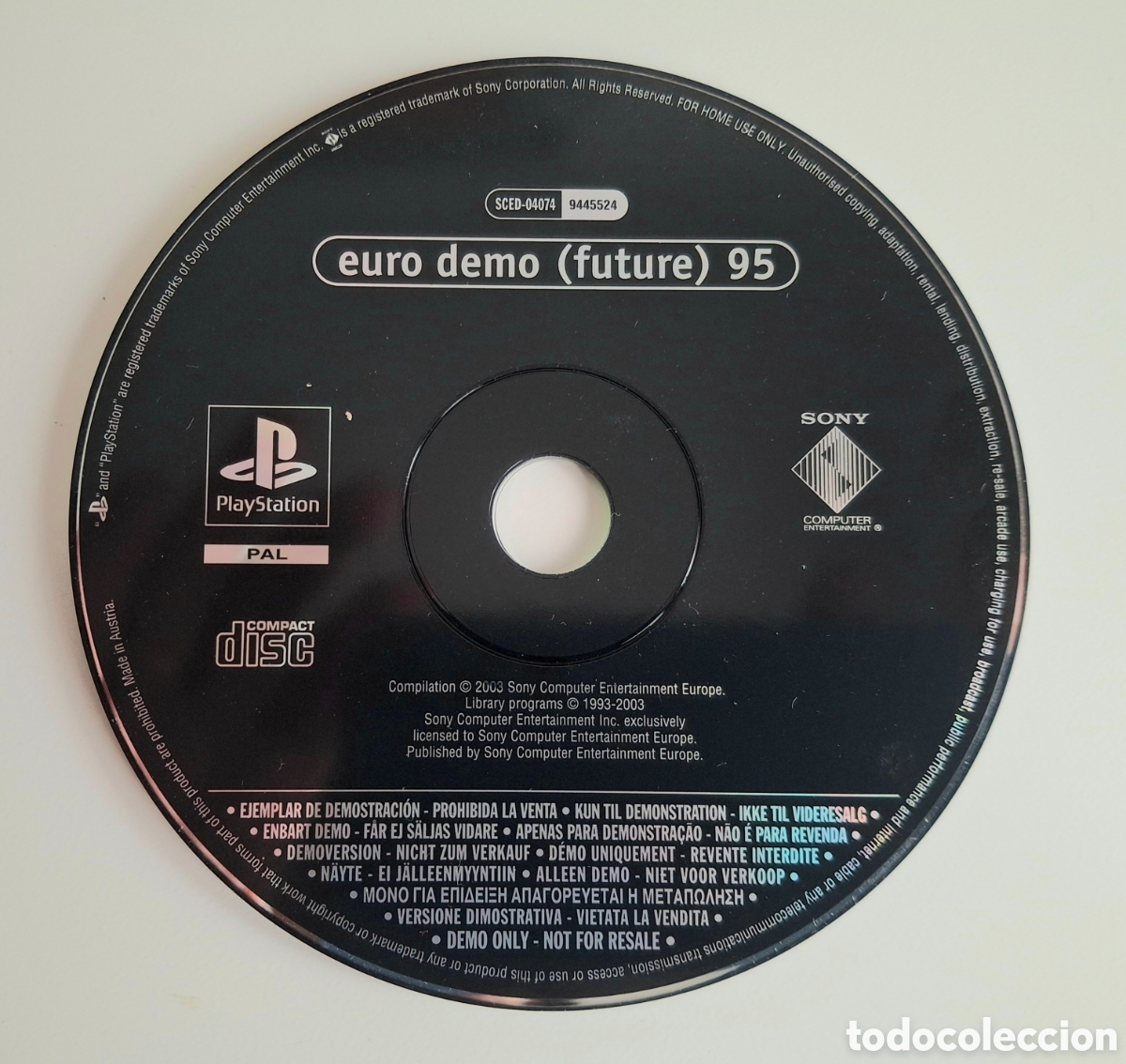 Old Games: PS1 Demo Euro (Guture) 95. Coleccionistas