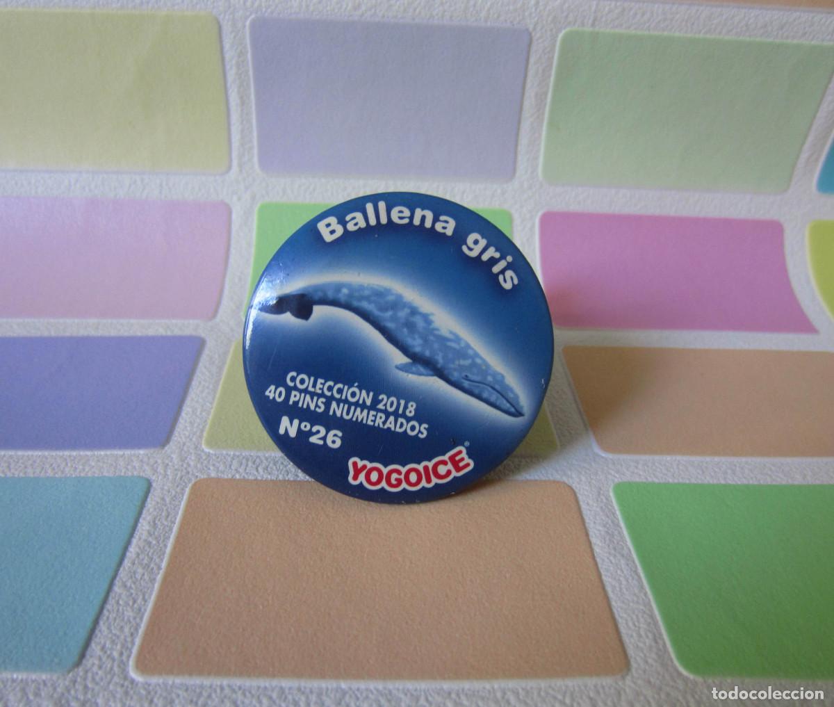 Juegos antiguos: TAZOS IMAN CHURUCA YOGOICE TAZO BALLENA GRIS