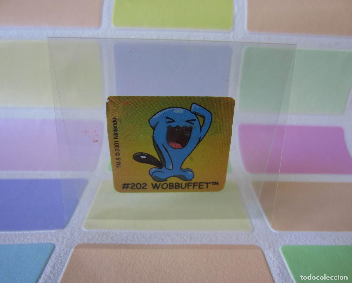 Juegos antiguos: TAZOS POKEMON TAZO PEGATINA BOOMER N&ordm; 202 WOBBUFFET