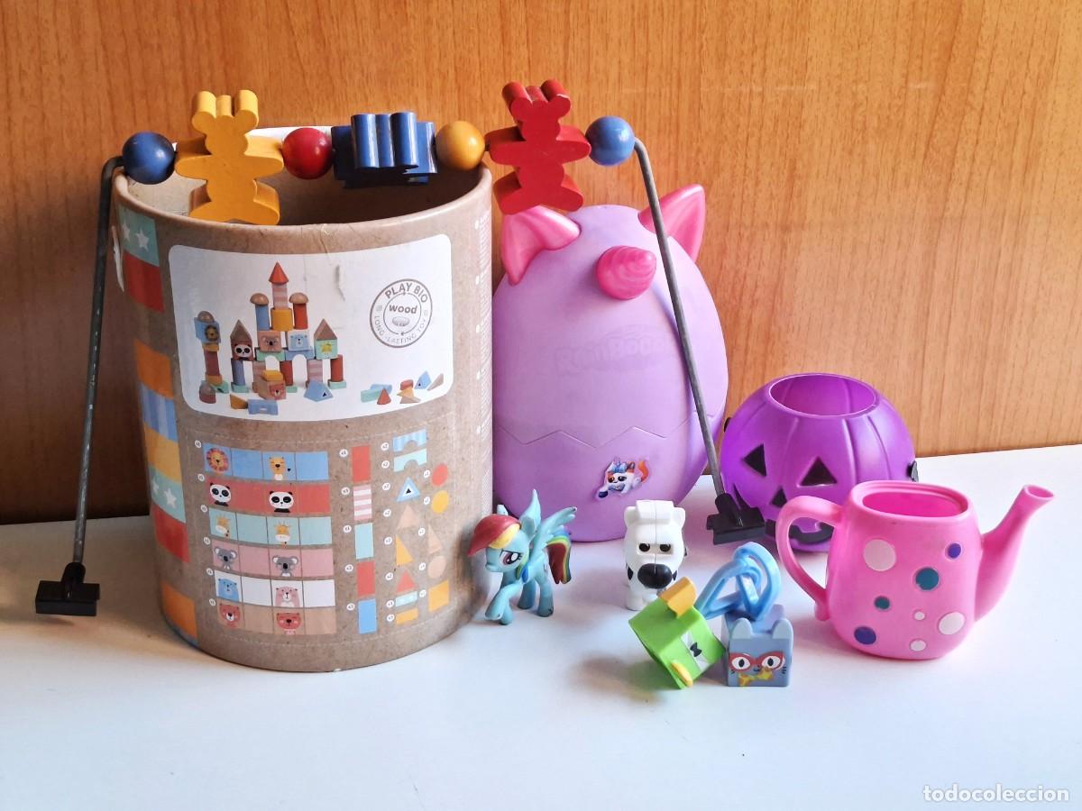 Antike Spiele: PACK DE JUGUETES: JUEGO DE MADERA PLOY TIVE,MY LITTLE PONY Y FIGURAS