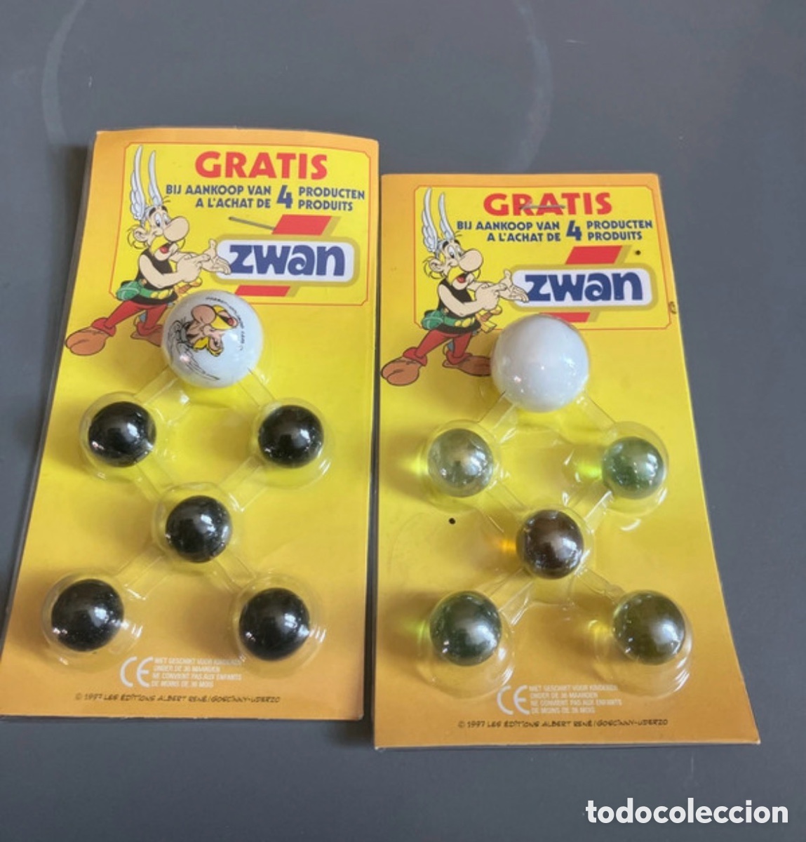 Juegos antiguos: Camicas promocionales Asterix y Obelix nuevas sin abrir