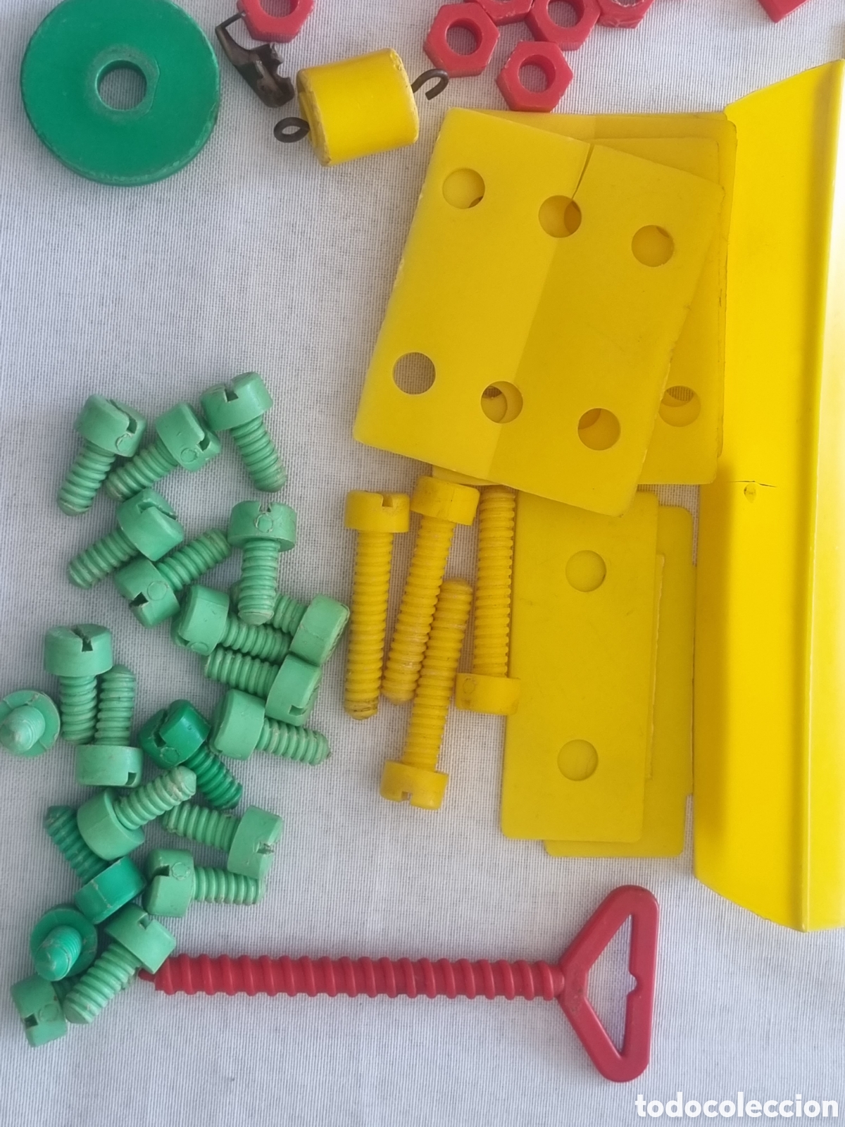 Juegos antiguos: Juego construcci&oacute;n lemsa banco vintage - Foto 4