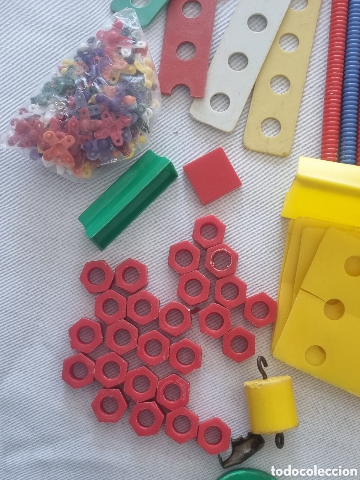 Juegos antiguos: Juego construcci&oacute;n lemsa banco vintage - Foto 5
