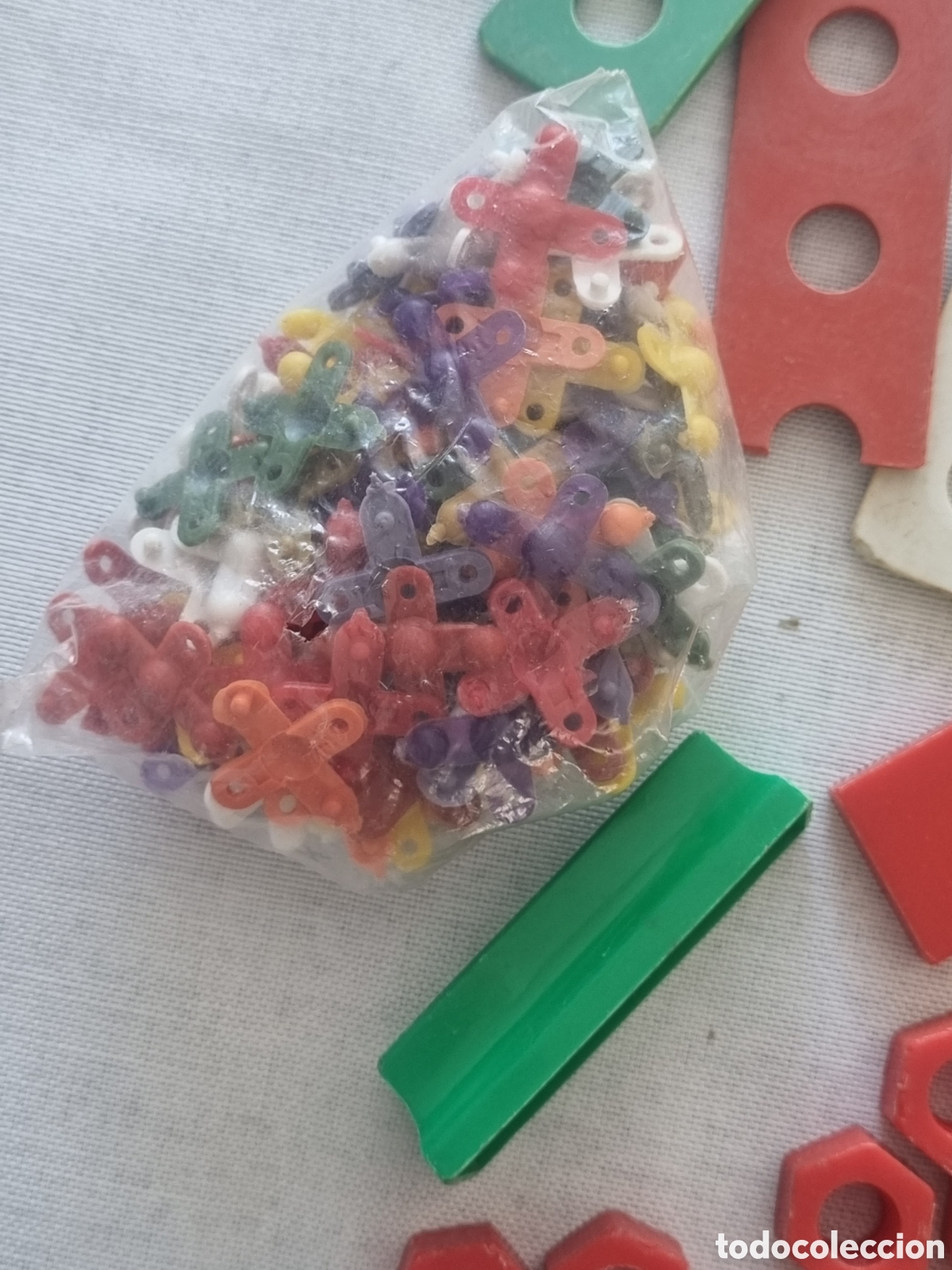 Juegos antiguos: Juego construcci&oacute;n lemsa banco vintage - Foto 6