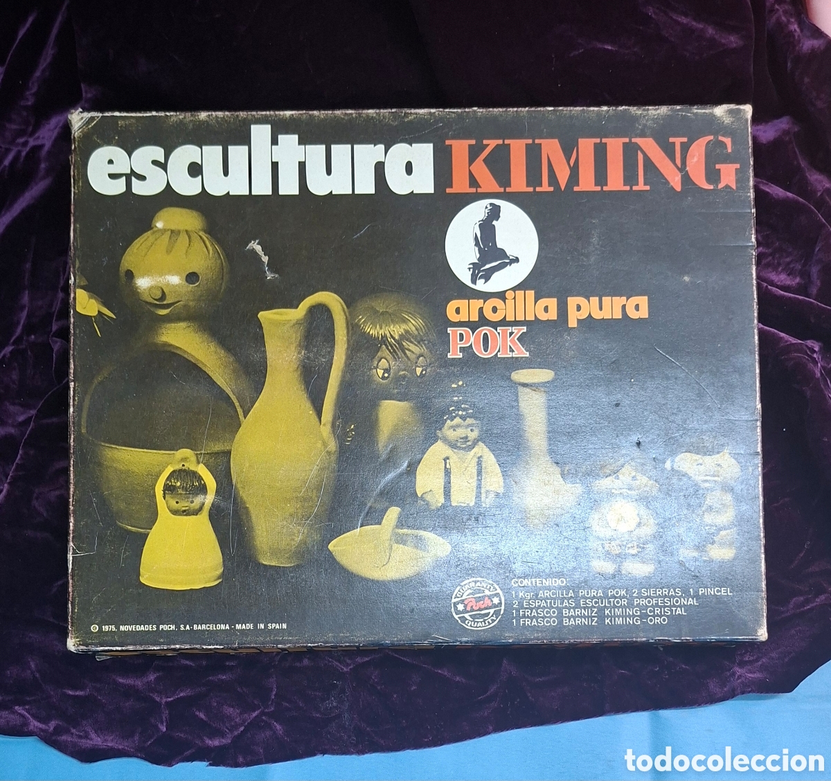 Juegos antiguos: Juego de escultura KIMING &ndash; Arcilla POK (1975)
