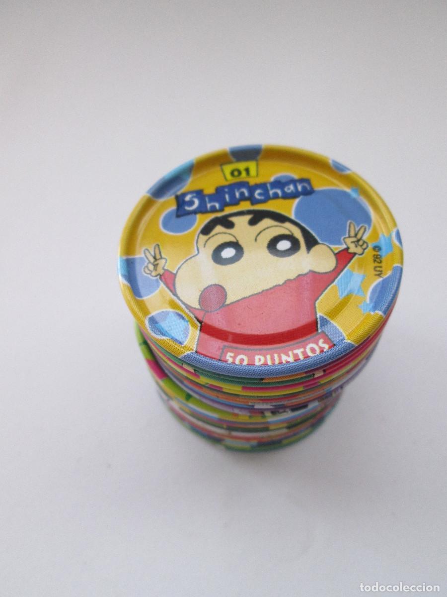 Juegos antiguos: TAZOS METALICOS SHINCHAN - BOLLYCAO 1992 - SHIN CHAN - VER LISTADO
