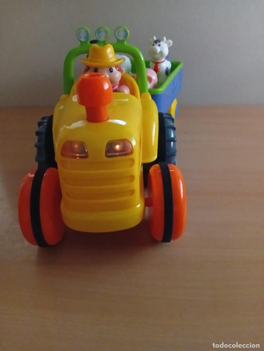 Juegos antiguos: TRRACTOR Y REMOLQUE GRANJERO CON ANIMALES - Foto 5