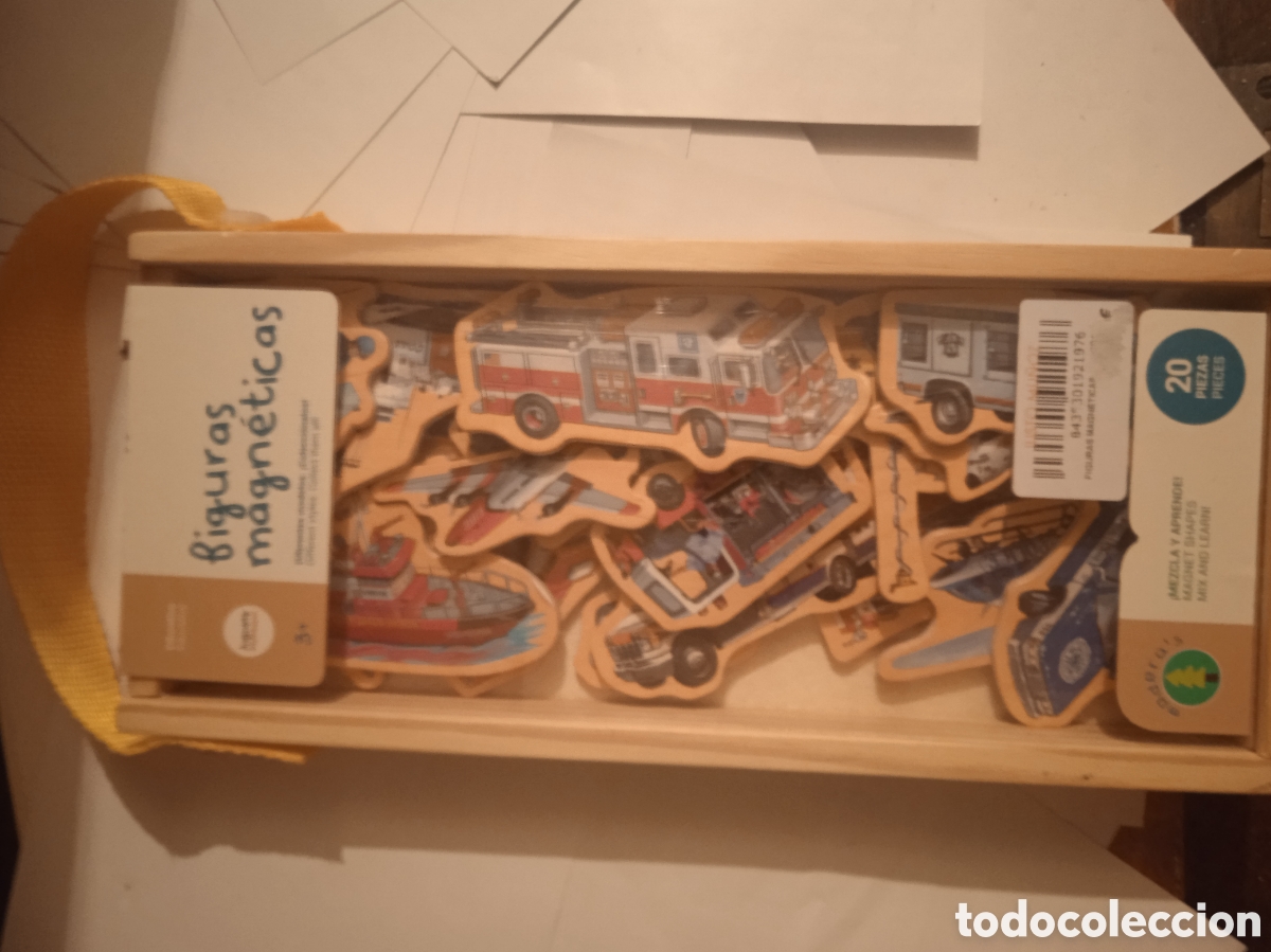 Juegos antiguos: MEZCLA Y PRENDE FIGURAS MAGNETICAS - Foto 2