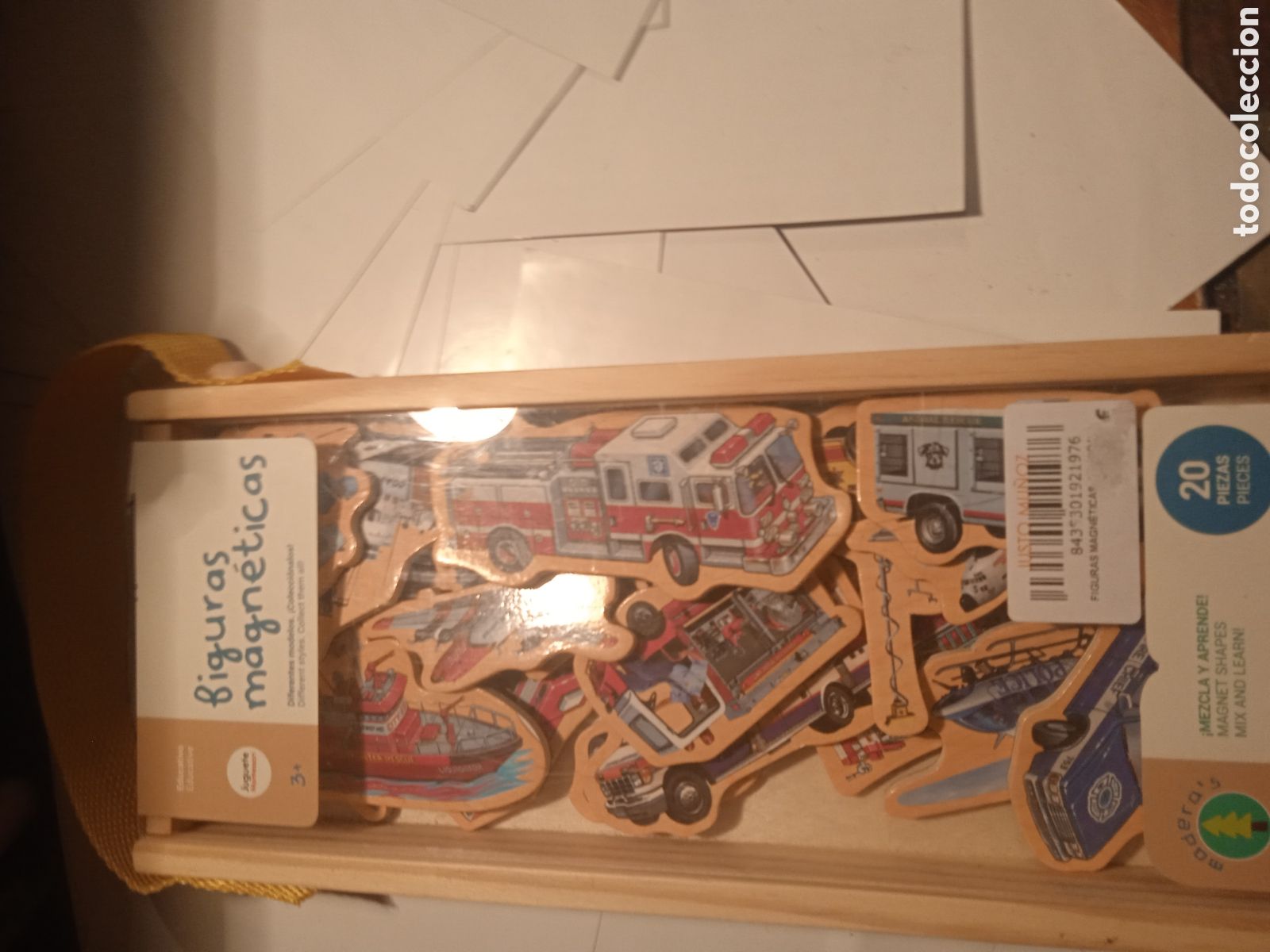 Juegos antiguos: MEZCLA Y PRENDE FIGURAS MAGNETICAS - Foto 1