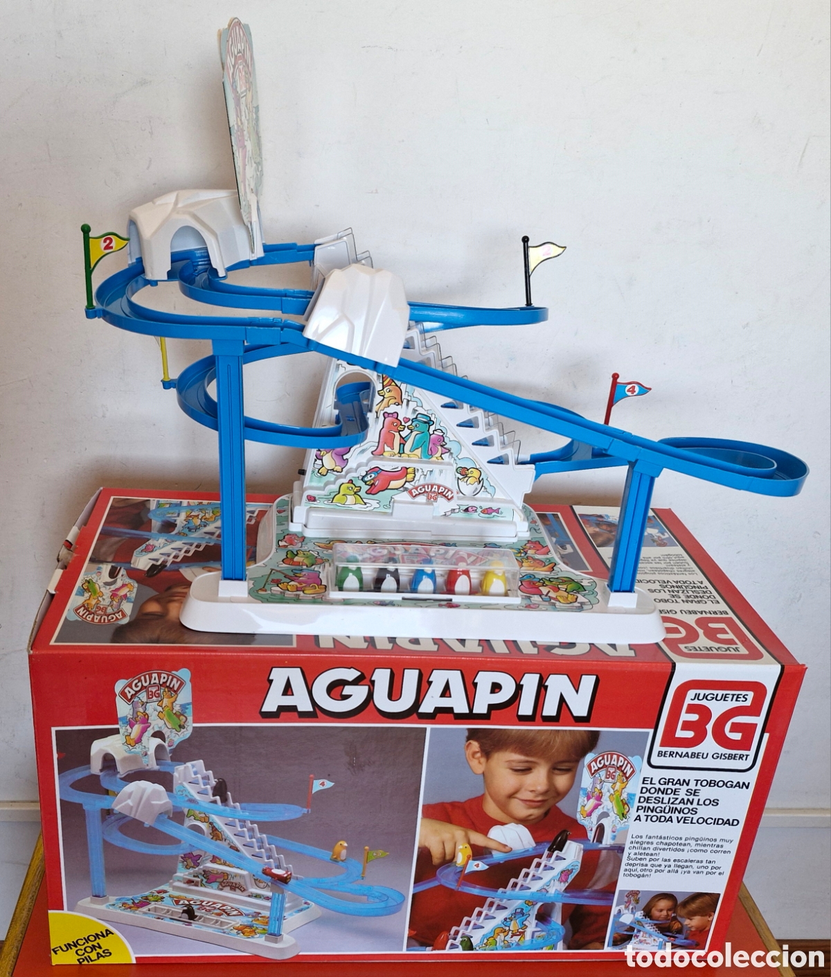 Juegos antiguos: AGUAPIN A PILAS.BG - BERNABEU GISBERT 80'S.NUEVO EN CAJA.NO FUNCIONA.