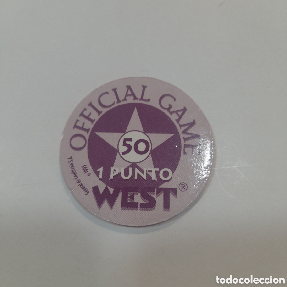 Juegos antiguos: Tazo Official Game West 50 - Foto 2