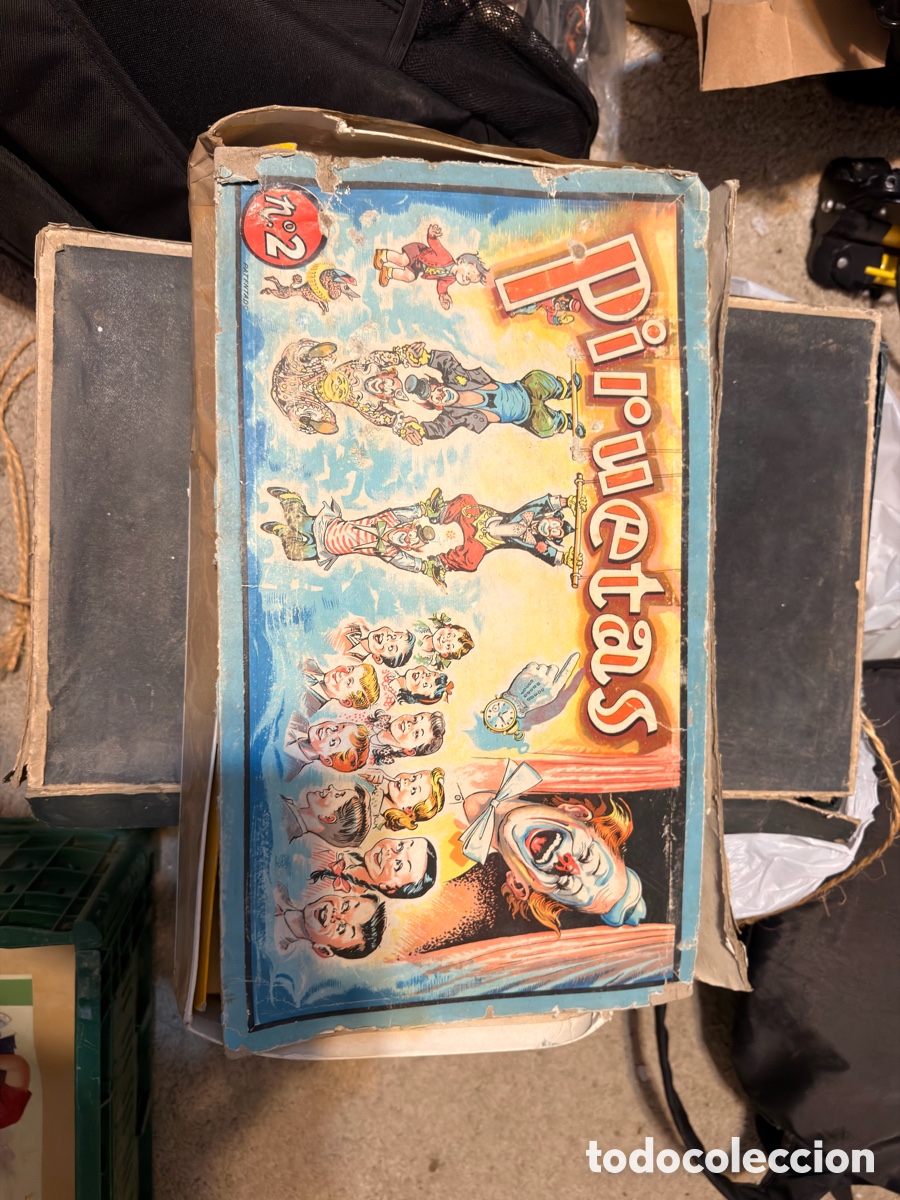 Juegos antiguos: Juego piruetas antiguo