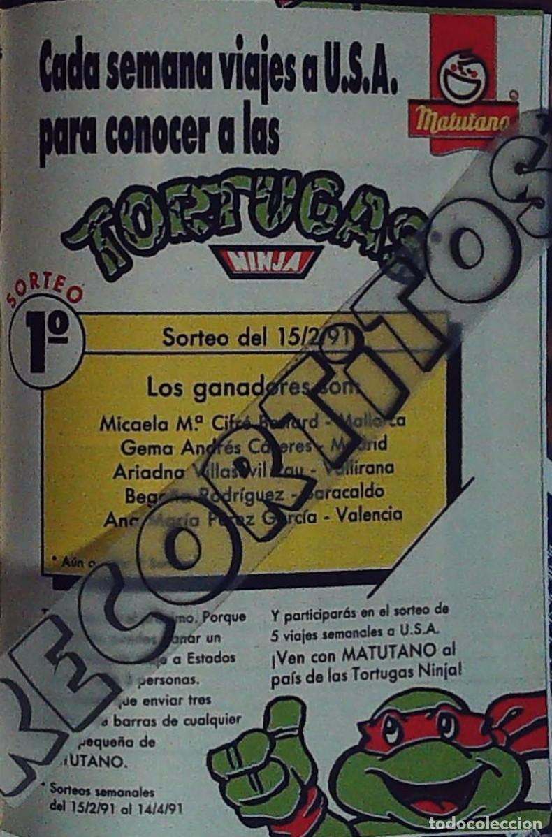 Juegos antiguos: TORTUGAS NINJA MATUTANO RESULTADOS DEL SORTEO - Foto 1