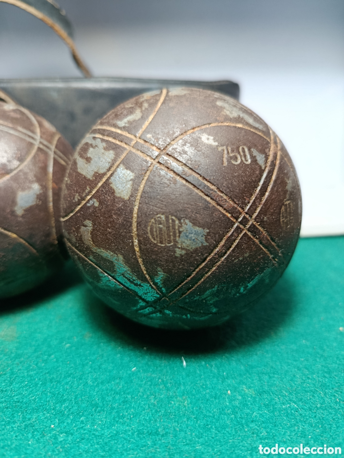Juegos antiguos: Juego 2 bolas de petanca OBUT - Foto 3