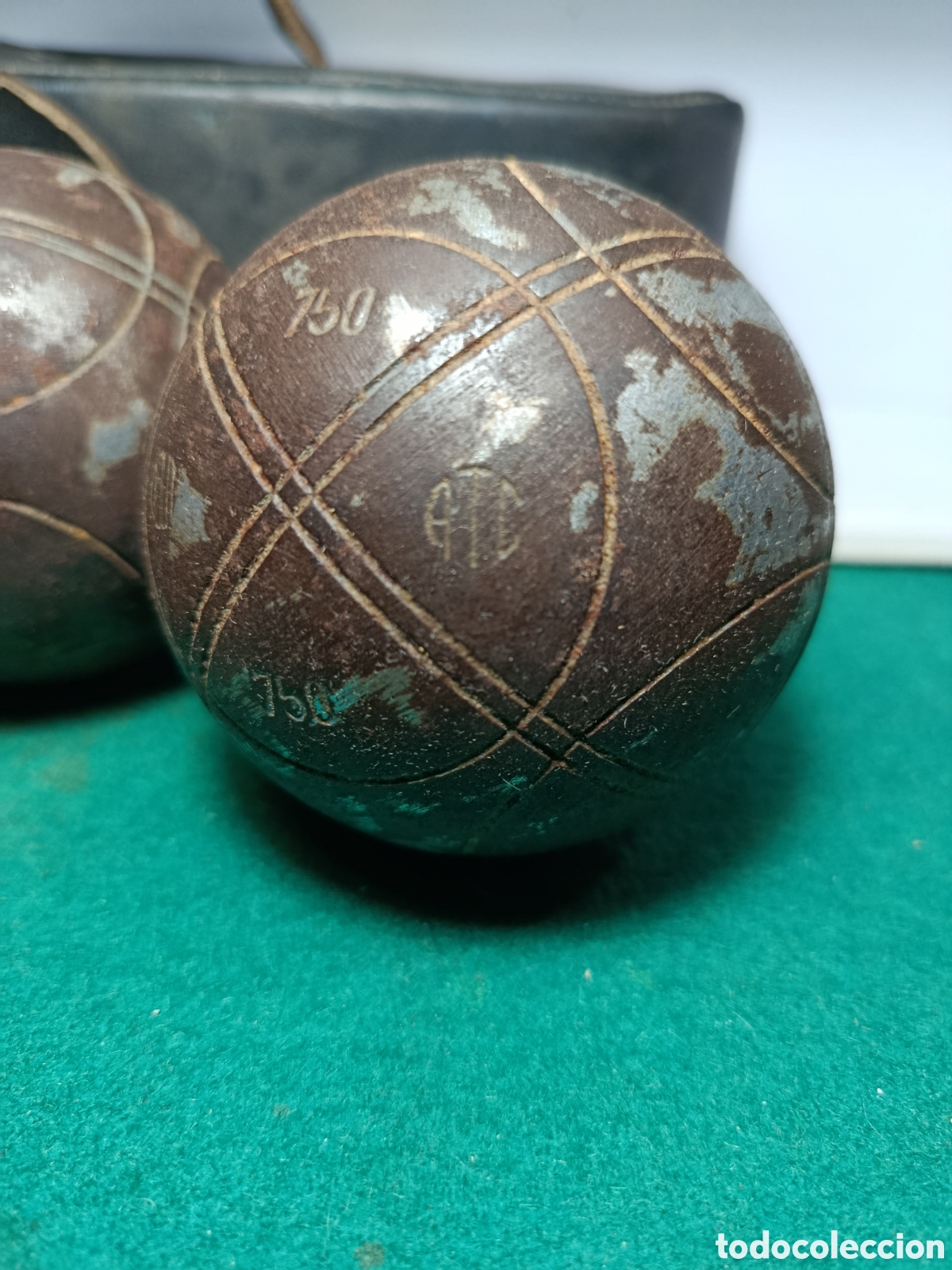 Juegos antiguos: Juego 2 bolas de petanca OBUT - Foto 4