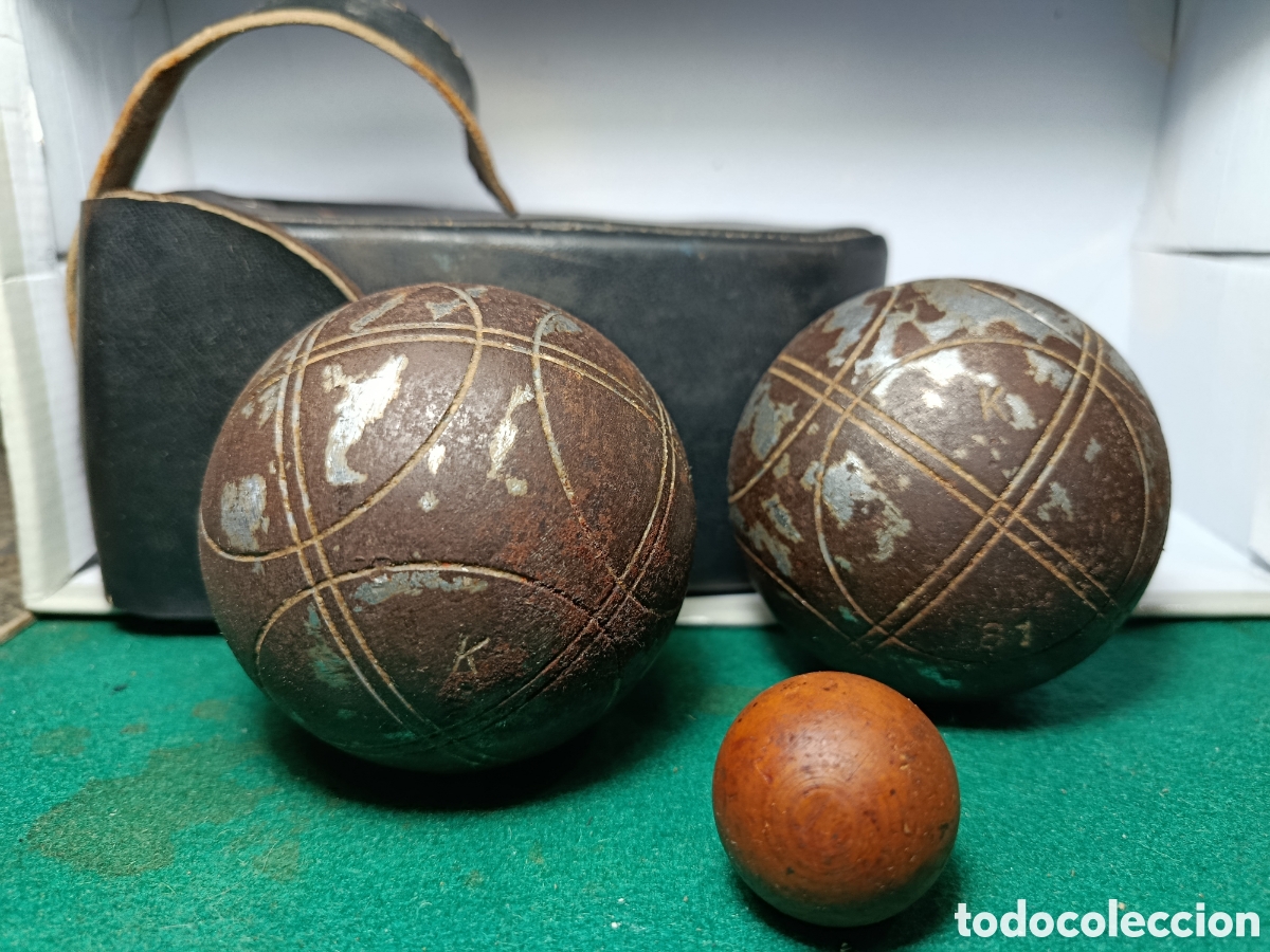 Juegos antiguos: Juego 2 bolas de petanca OBUT