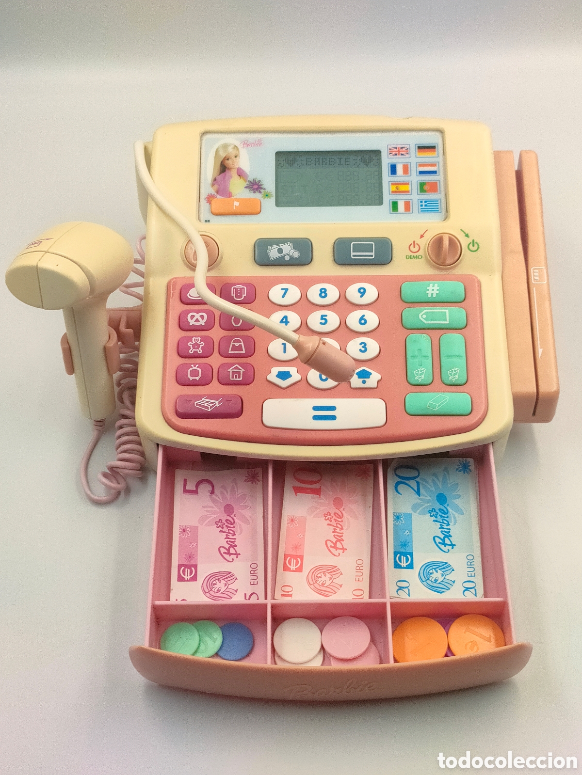 Juegos antiguos: Caja Registradora Barbie Parlante Vintage (A&ntilde;o 2004)