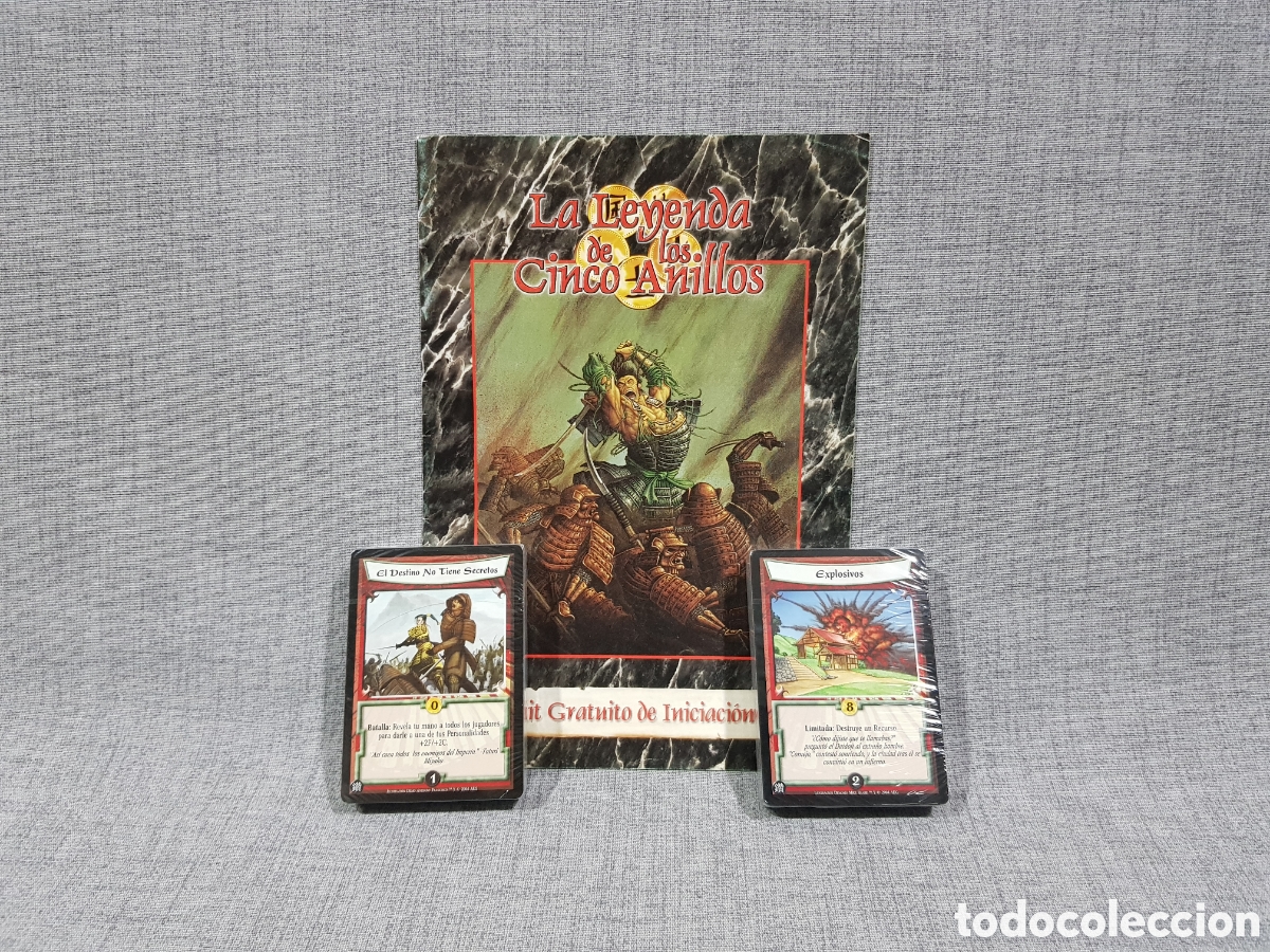 Juegos antiguos: LA LEYENDA DE LOS CINCO ANILLOS KIT INICIACI&Oacute;N 1997 + DIAMOND MAZOS INICIO PRECINTADOS ESPA&Ntilde;OL 2004