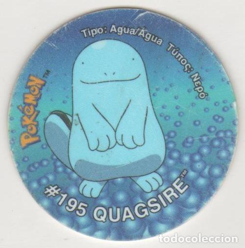 Juegos antiguos: COLECCI&Oacute;N TAZOS SNACKS MATUTANO NINTENDO POK&Eacute;MON TAZO 3 CAPS POGS N&Uacute;MERO 168 #195 QUAGSIRE A&Ntilde;O 2001