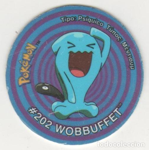 Juegos antiguos: COLECCI&Oacute;N TAZOS SNACKS MATUTANO NINTENDO POK&Eacute;MON TAZO 3 CAPS POGS N&Uacute;MERO 170 #202 WOBBUFFET A&Ntilde;O 2001