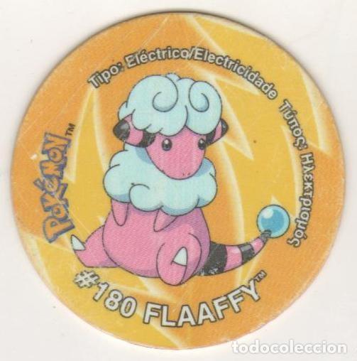 Juegos antiguos: COLECCI&Oacute;N TAZOS SNACKS MATUTANO NINTENDO POK&Eacute;MON TAZO 3 CAPS POGS N&Uacute;MERO 203 #180 FLAAFFY A&Ntilde;O 2001