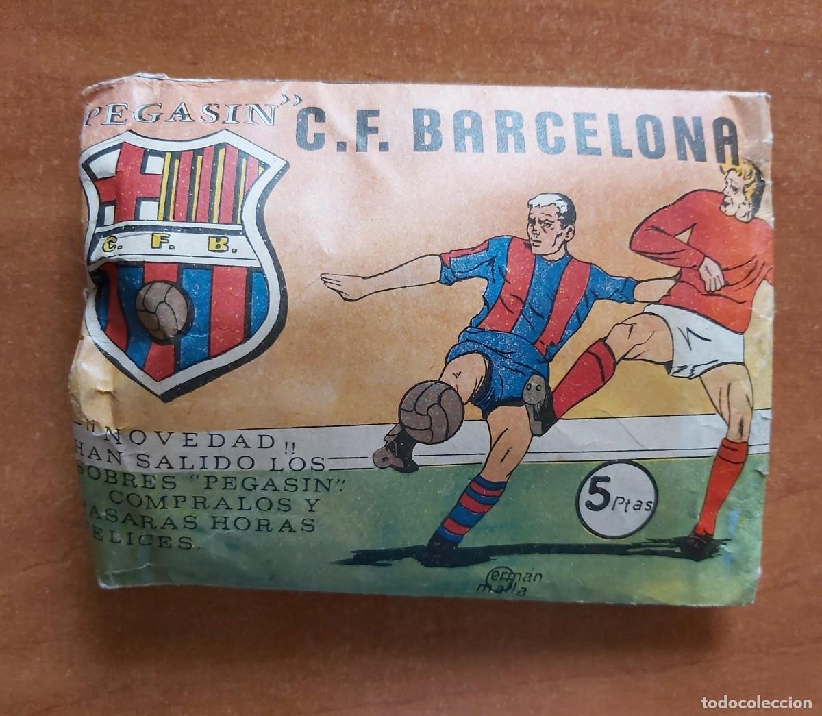 Juegos antiguos: SOBRE &rdquo; PEGASIN&rdquo; C. F. BARCELONA -