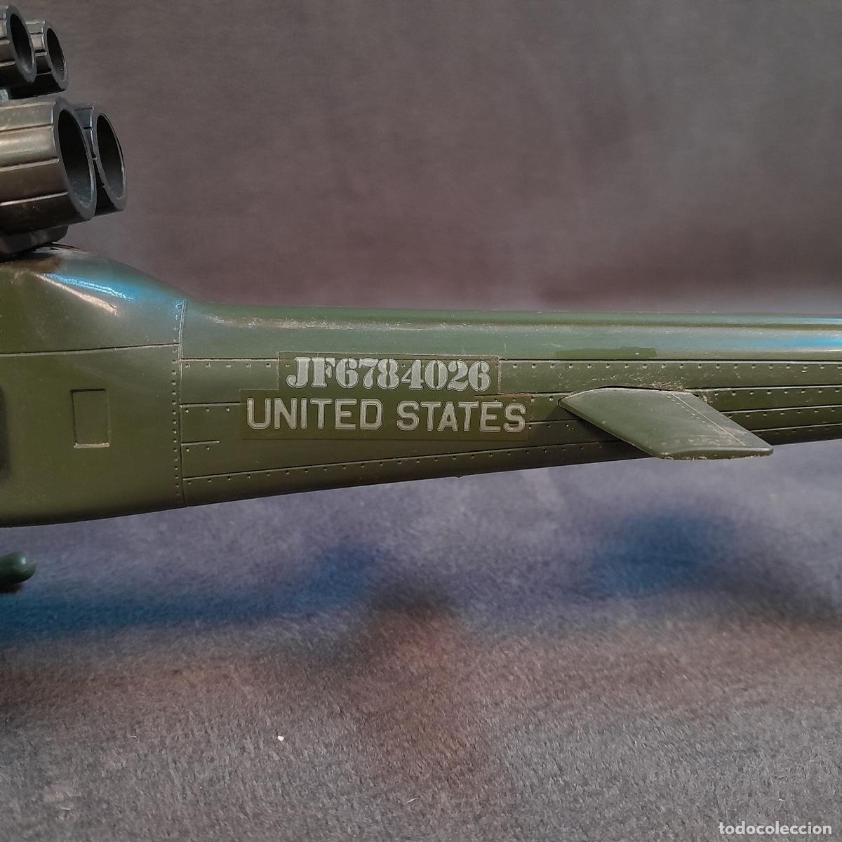 Juegos antiguos: HELIC&Oacute;PTERO DE COMBATE GI JOE DRAGONFLY. PL&Aacute;STICO. 1983 - Foto 3