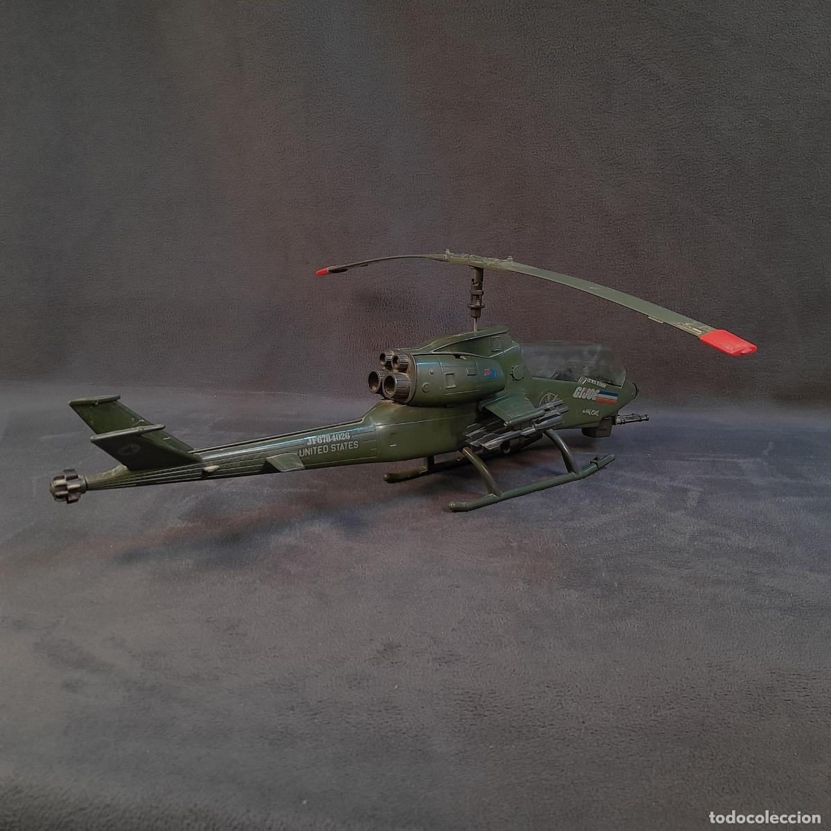 Juegos antiguos: HELIC&Oacute;PTERO DE COMBATE GI JOE DRAGONFLY. PL&Aacute;STICO. 1983 - Foto 4