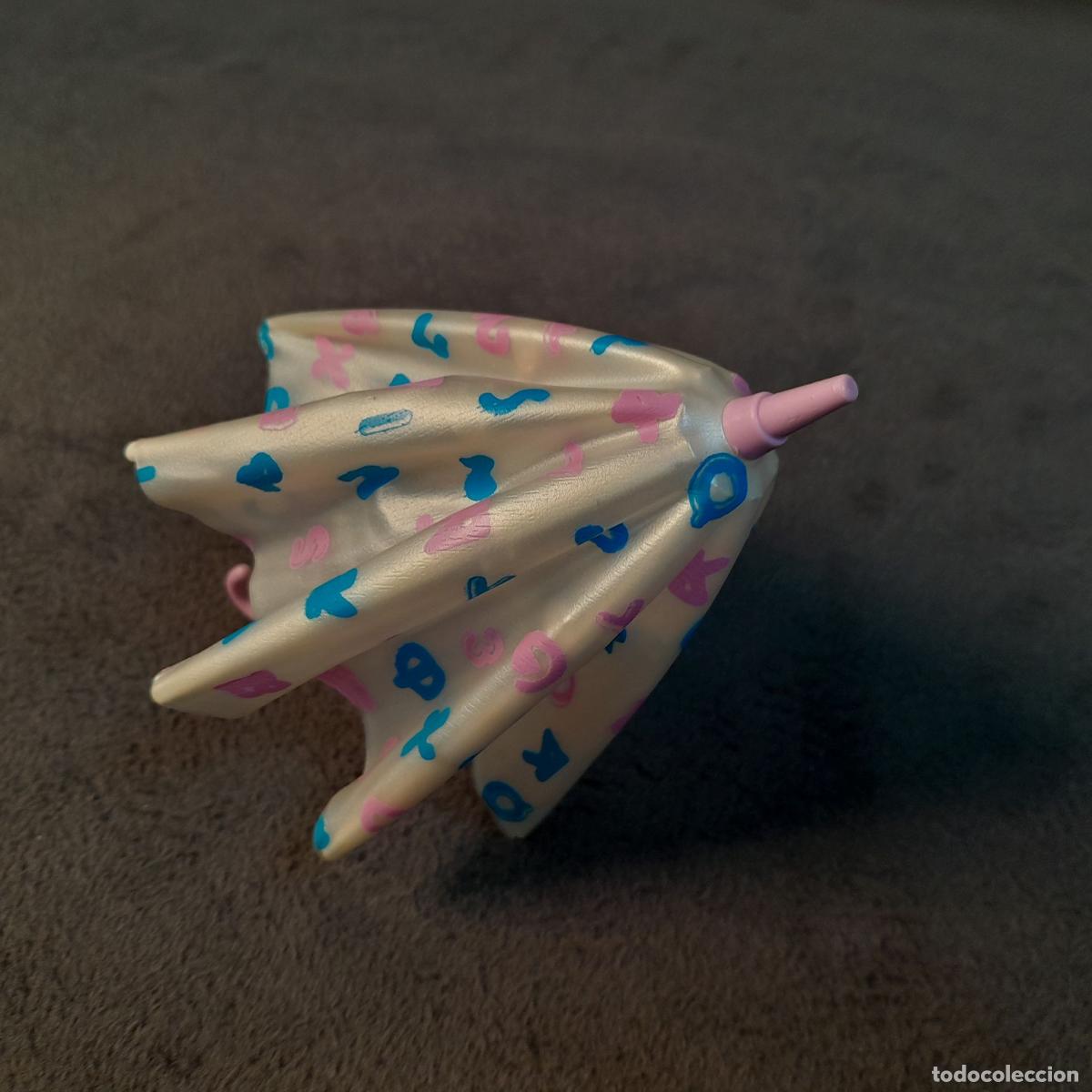 Juegos antiguos: MINIPARAGUAS PARA MU&Ntilde;ECA. PL&Aacute;STICO. 1980 - Foto 6