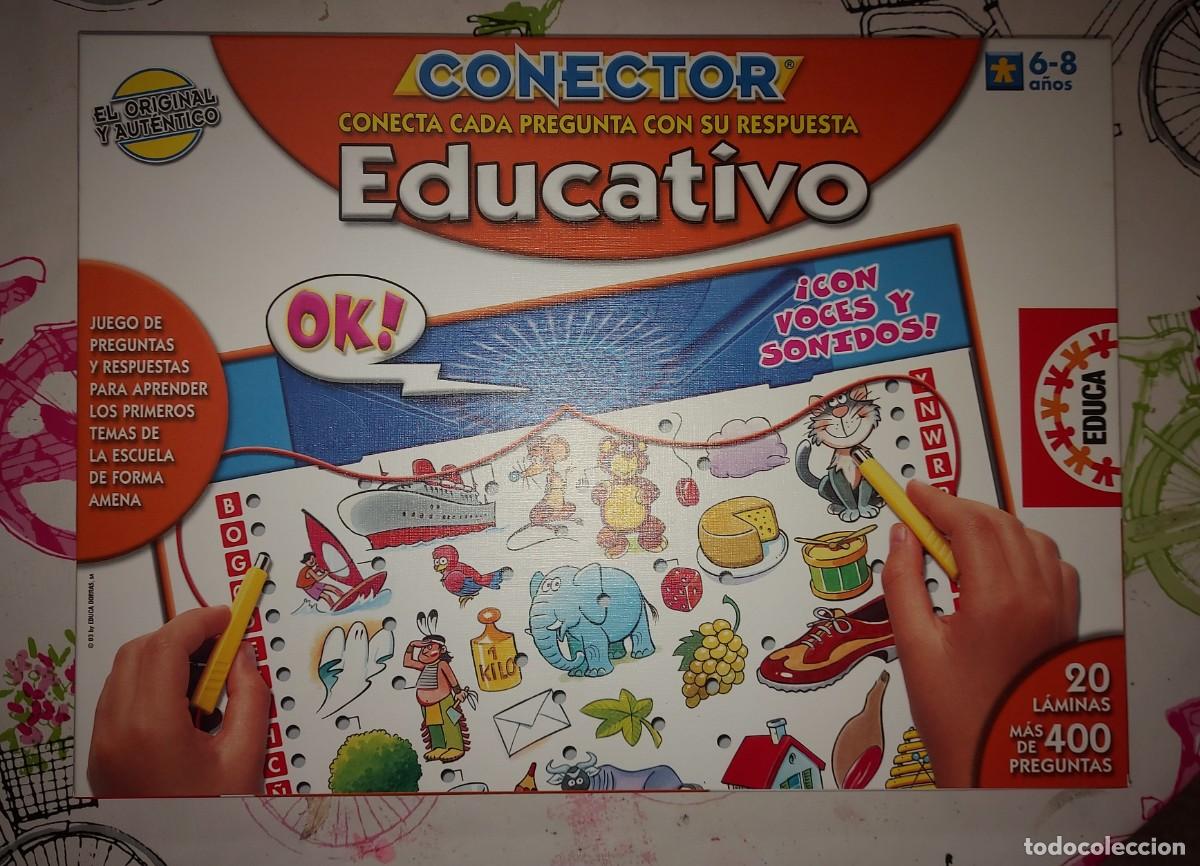 Juegos antiguos: JUEGO EDUCATIVO CONECTOR DE EDUCA - Foto 1