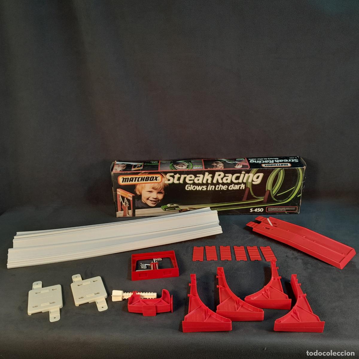 Juegos antiguos: CIRCUITO DE CARRERAS MATCHBOX STREAK RACING S-450. PL&Aacute;STICO Y CART&Oacute;N. 1970