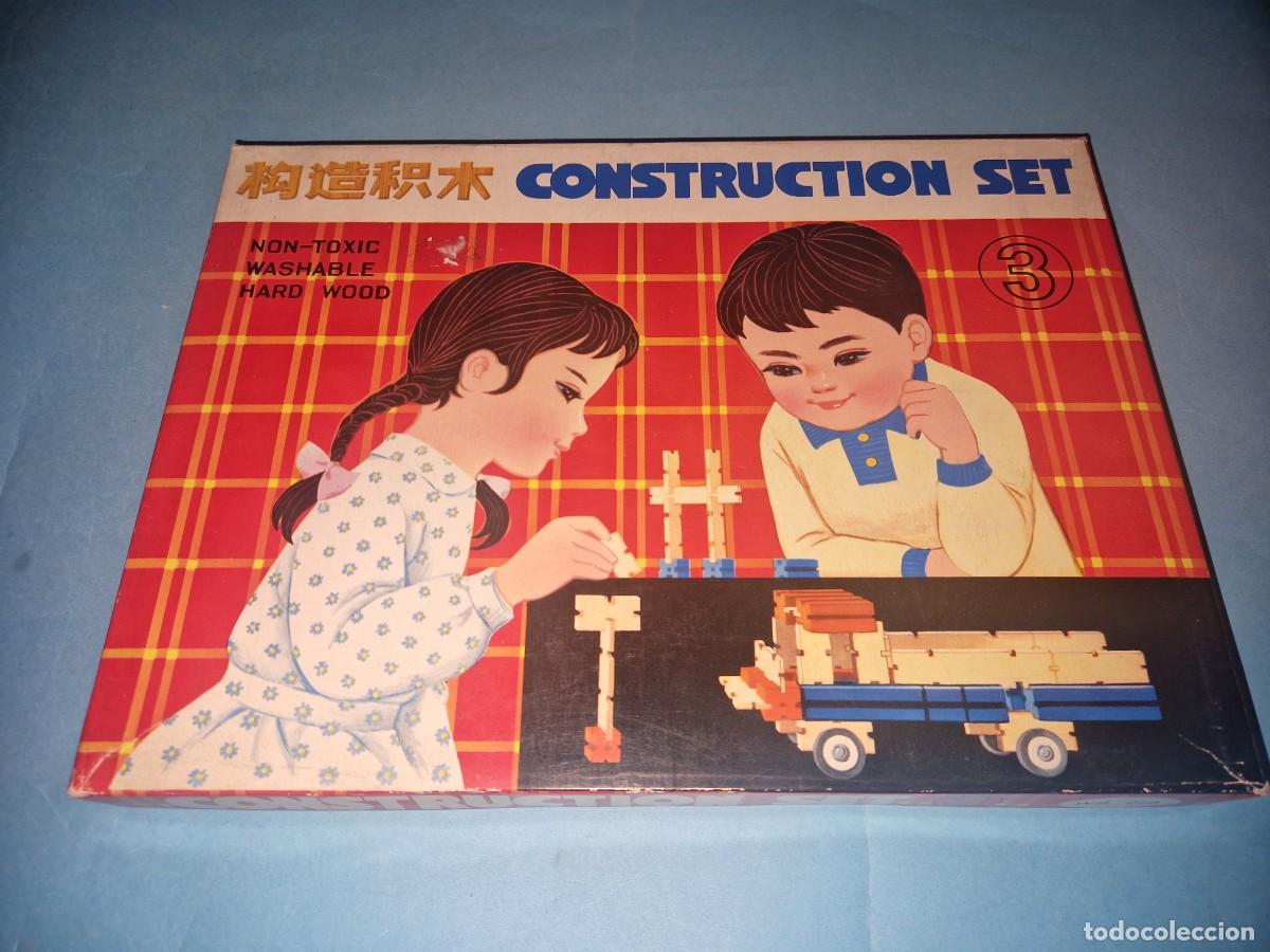 Juegos antiguos: ANTIGUO JUEGO DE CONSTRUCCION DE MADERA - Foto 2