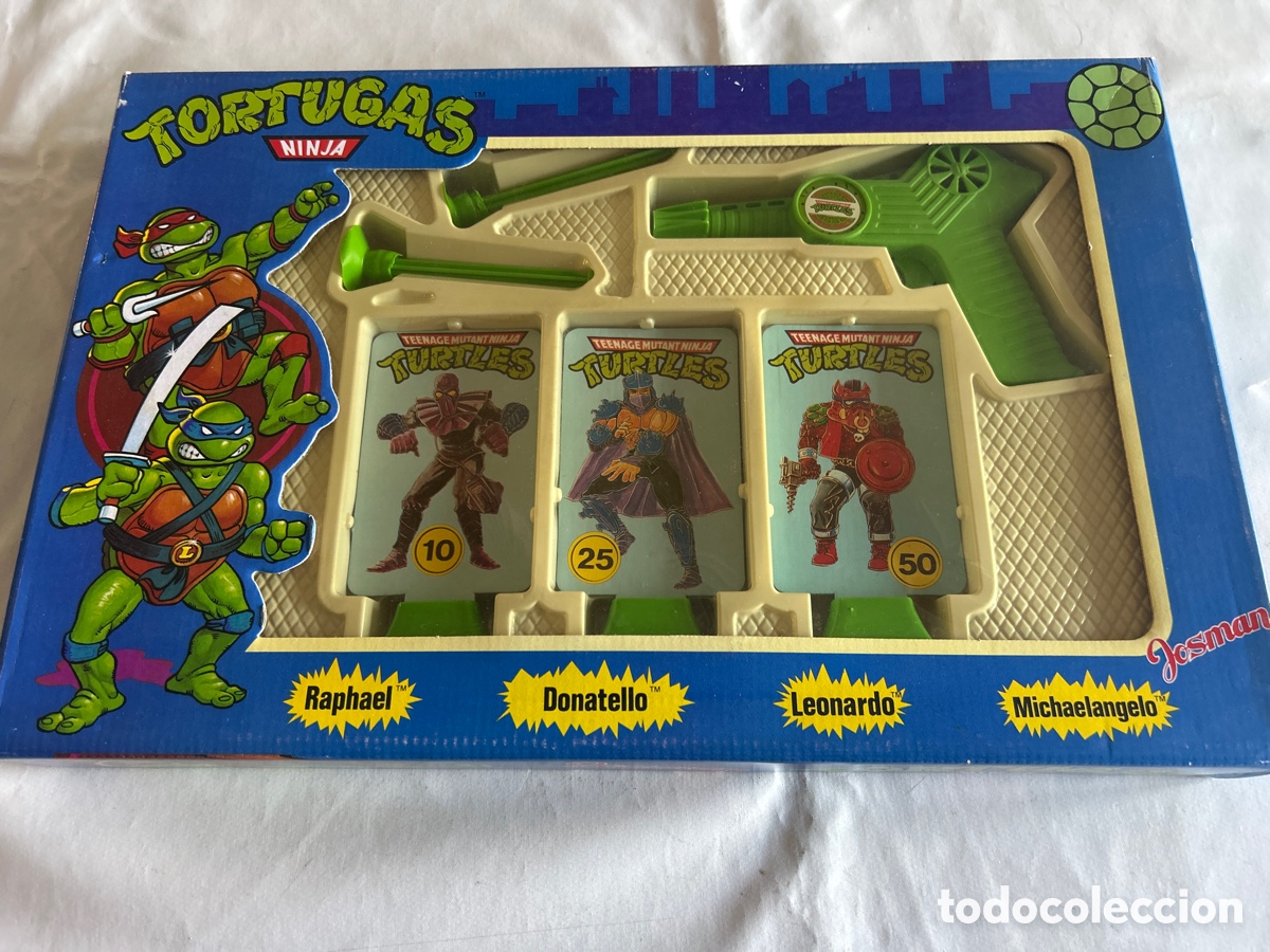 Antike Spiele: Genial Juego de punteria de las Tortugas Ninja.1990