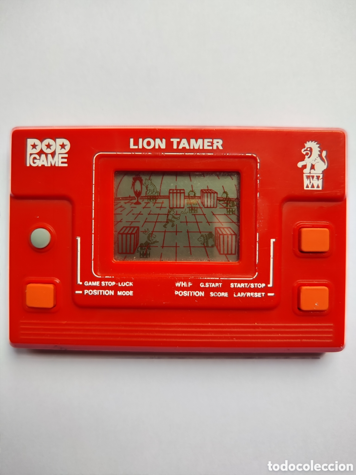 Juegos antiguos: Juego electr&oacute;nico retro LCD Lion Tamer, a&ntilde;os 80.