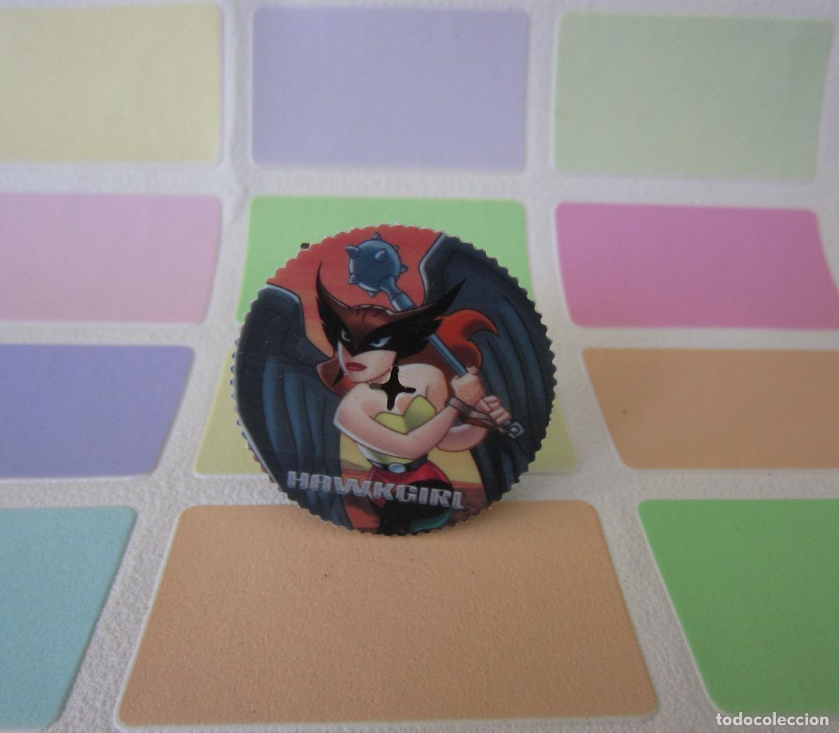 Juegos antiguos: TAZOS POPITAS TAZO JUSTICE LEAGUE HAWKGIRL