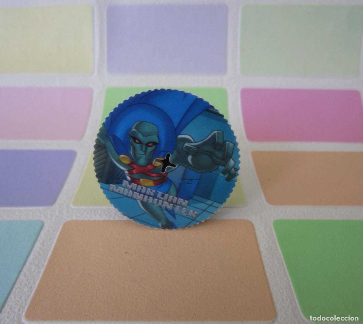 Juegos antiguos: TAZOS POPITAS TAZO JUSTICE LEAGUE MARTIAN