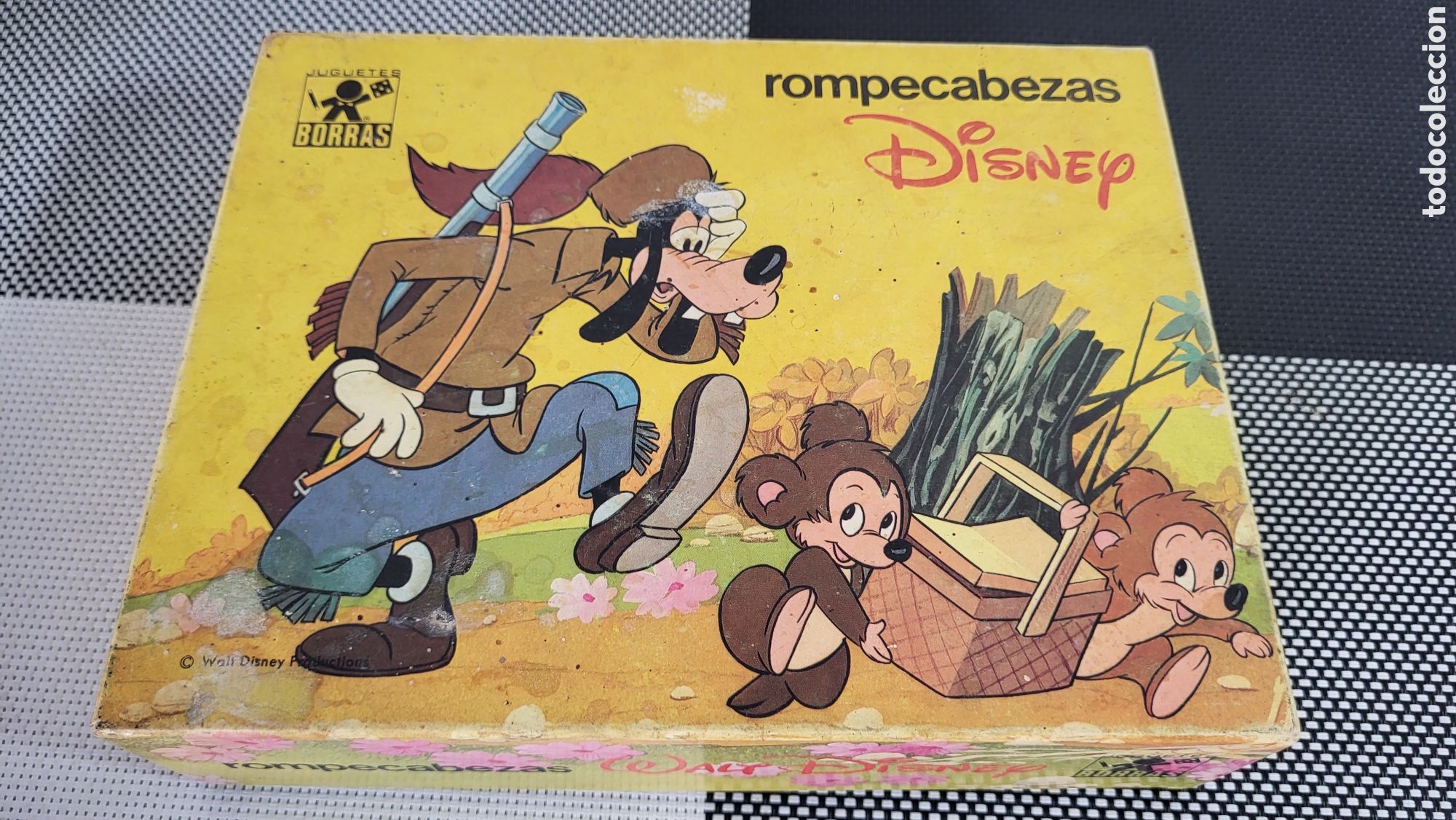 Juegos antiguos: Antiguo juego rompecabezas Disney