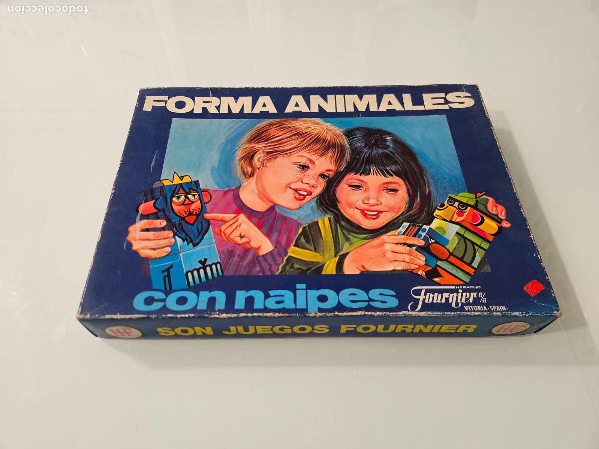Juegos antiguos: Forma animales con naipes / Son juegos Fournier, 1976.