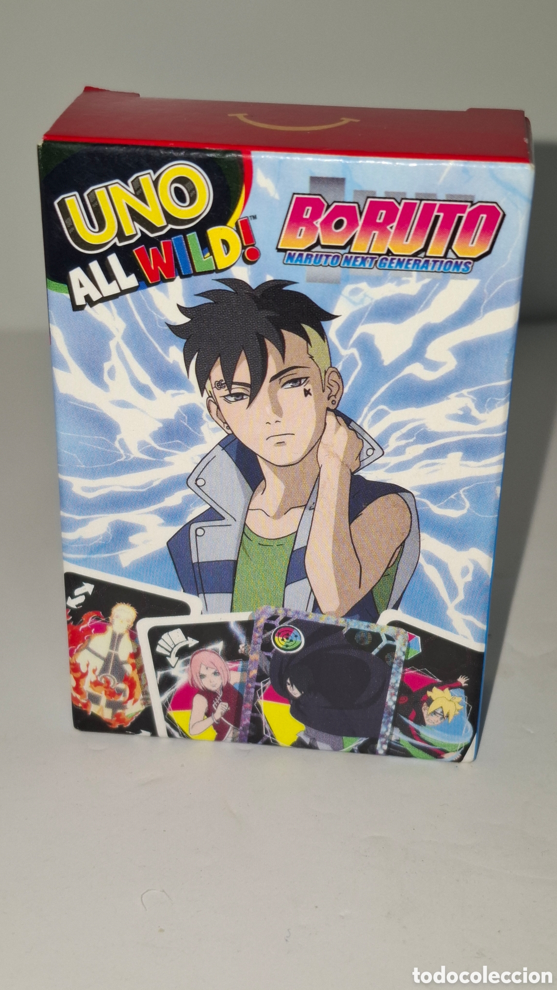 Juegos antiguos: JUEGO DE CARTAS UNO PROMOCIONAL HAPPY MEAL MCDONALD'S BORUTO NARUTO NEXT GENERATIONS