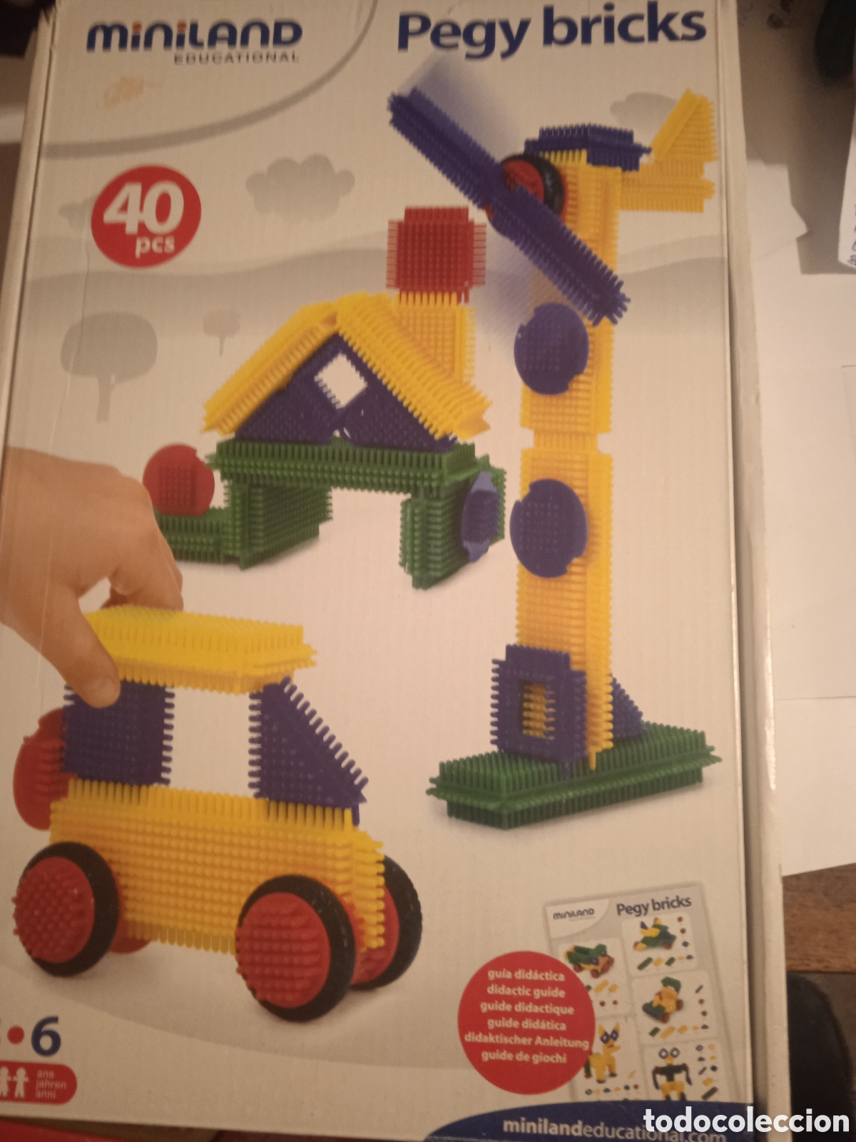 Juegos antiguos: MINILAND PEGY BRICKS BUEN ESTADO