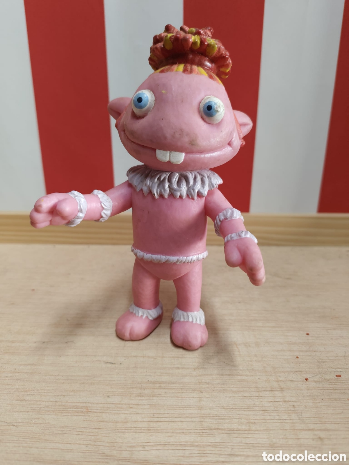 Juegos antiguos: Mu&ntilde;eco de goma Lulila de Los Lunis de Famosa.